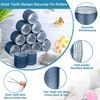 Jumbo Hair Curlers Set - 24 Large Rollers with 12