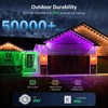IVRICH 100FT Permanent Outdoor Lights, Smart RGB Eave Light with