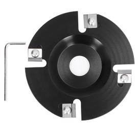 HL-Q7G Electric Hoof Trimming Cutter Disc Plate with 4 Blades for Sheep Cattle Horses Livestocks Black