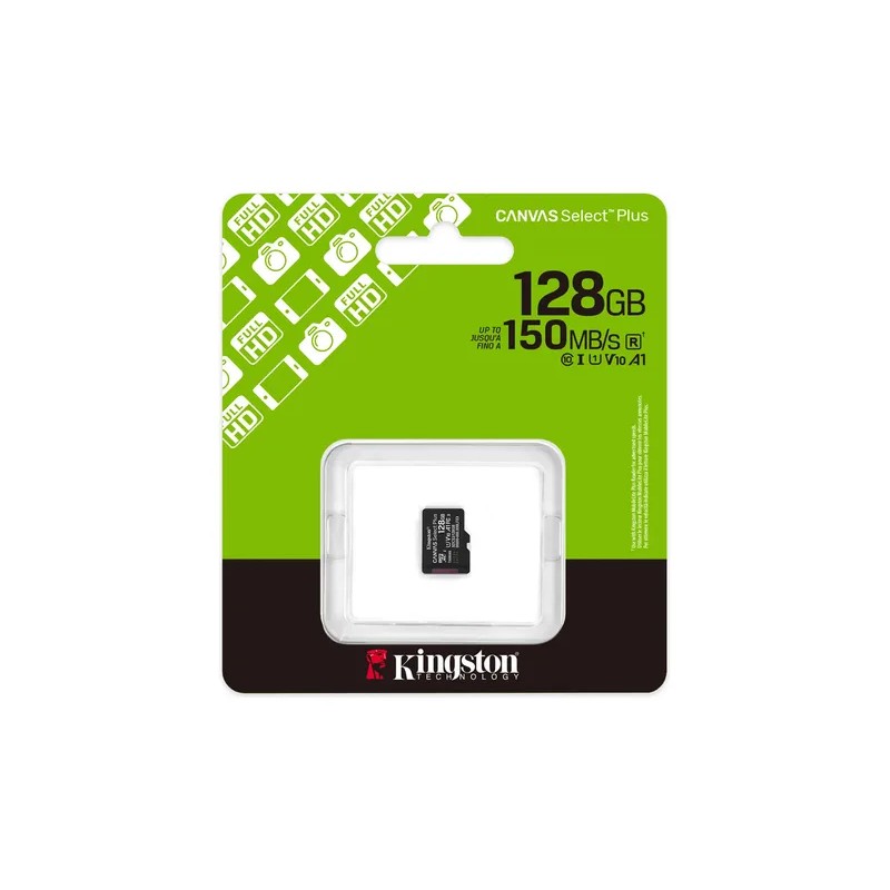 Memoria Micro Sd Kignston Canvas Slect Plus G3 128gb 150mb/s