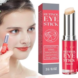 Retinol Eye Stick Cream, Para Ojos Suaviza Las Arrugas Para Ojos Hinchados, Barra Iluminadora de Ojos Para Ojeras, Bálsamo Para Ojos en Barra, Reducción de Líneas Finas, Crema Para Ojos Para Hinchazón