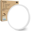 hepside 12Inch Flush Mount Light Fixture White, 28Watt, Dimmable &
