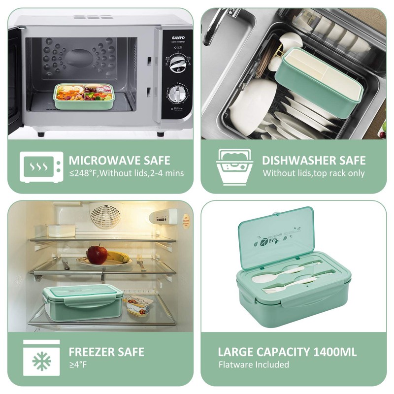 LOVINA Bento Boxes for Adults - 1100 ML Bento Lunch