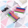 minkissy 6pcs Eyelash Brush Mascara Brush Applicator Mascara Wands Make