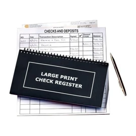 The Giant Print Check Register