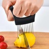 Tabanzhe Onion Slicer Holder Set Stainless Steel Fruit and Vegetable