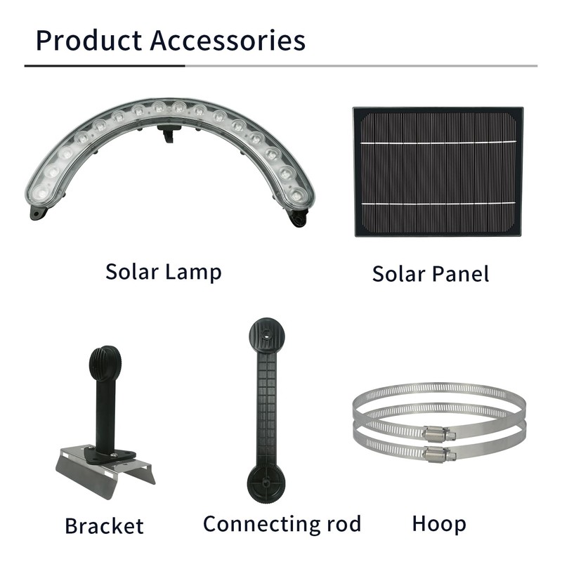 Flag Pole Light Solar Powered, Solar Flagpole Lights for 15