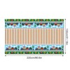 CC HOME 1 Pack Train Plastic Tablecloth 54 x 87