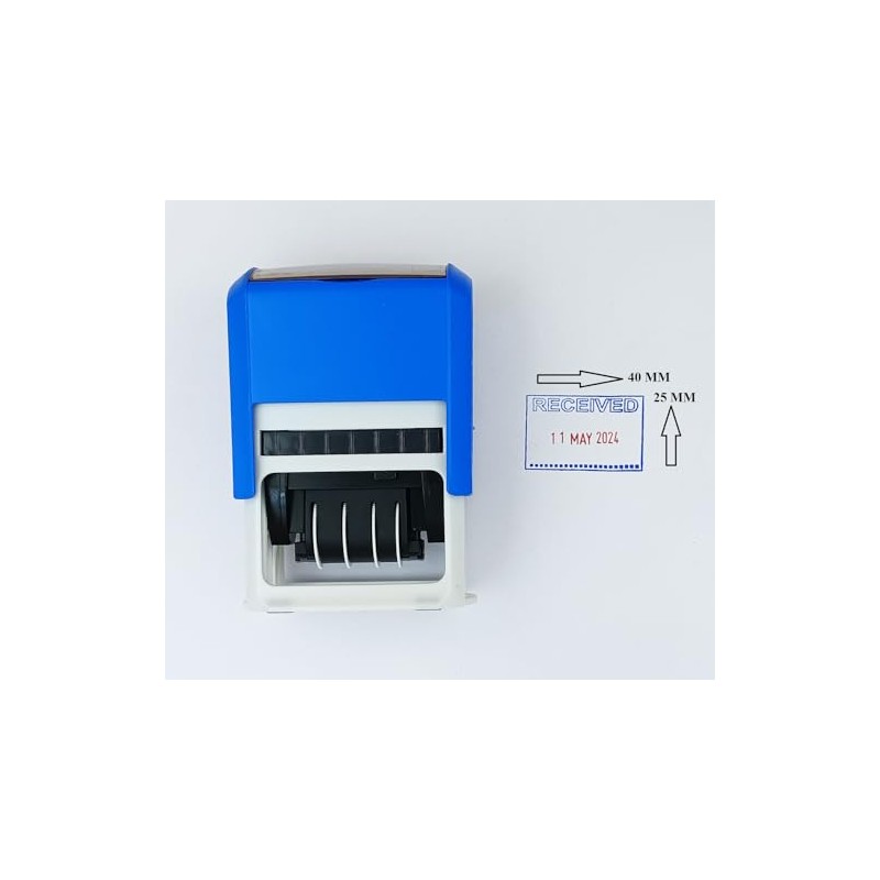 Self Ink Rubber Stamp Dater Stamp for Solicitors, Financial Advisors