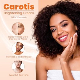 CAROTÏS- Crema iluminadora de la piel – 300 ml/10,14 fl oz – Crema de día y noche de 7 días para tono de piel desigual, con vitamina