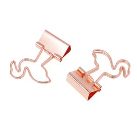 20pcs Flamingo Paper Clips Creative Clip Bookmark Clips Binder Clamps Clips Notebook Page Marker Stationery for Office School Supplies