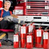 Chunful 101 Pieces Monthly Fire Extinguisher Inspection Tags 2026 to