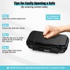HUANLANG Portable Safe Lock Box with Combination Lock Mini Beach