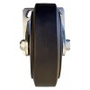 Hy-Weld Black Non-Marking Rubber 6" x 2"Swivel with Brake Caster