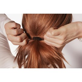 SRODHA Beauty 100 Pieces 4mm Elastic Hair Bands Hair Ties Ponytail Holder Styling Accessories for Women and Girls Premium Endless No Damage for Thick Hair (Brown)