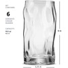 Bormioli Rocco Sorgente 15.5 oz. Cooler Glasses, Set of 6,