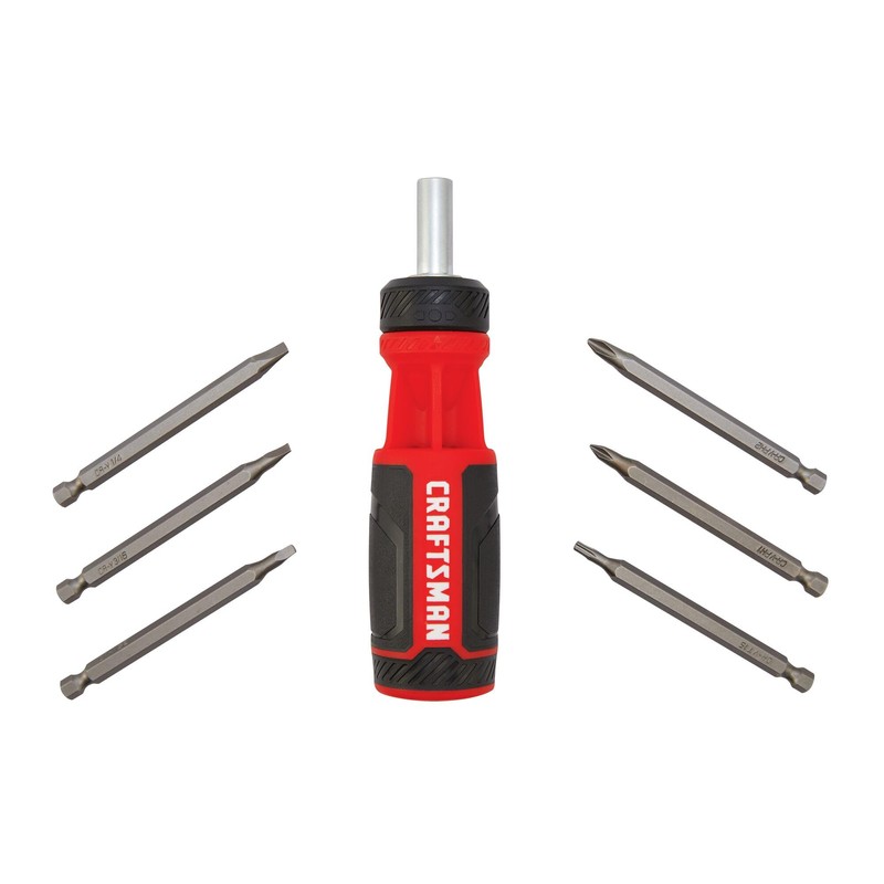 CRAFTSMAN Ratcheting Screwdriver, Push-n-Pick Set, 7 Piece (CMHT68131)