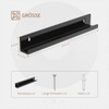 AITEE Vinyl Wall Mount: 6 Pack Black Acrylic Record Wall