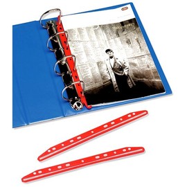 Photo Album Company Magi Clip Multipunched 300mm Red Ref 251911 [Pack of 25]