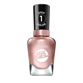 Sally Hansen Miracle Gel Salon Quality Nail Polish | Gel-Like Formula, Two-Step System, No UV Light Needed, Long Lasting | Opaque, Pearlescent | 207 Out of this Pearl | Rose Gold Nail Polish
