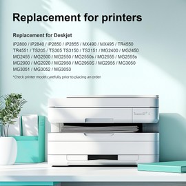 LOFBLAT 545 546XL Replacement for Canon Printer Cartridges 545 546 Multipack for Canon MX495 Cartridges for Canon Pixma MX495 TR4550 TS3350 TS3150 TR4551 MG2550s MG2555s TS3151 MG3050 MG2955 0 TS205