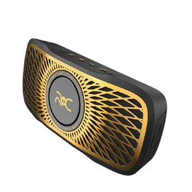 Monster ROC Waterproof Bluetooth Speaker, Backfloat/Floating HD Bluetooth Speaker - Black/Gold