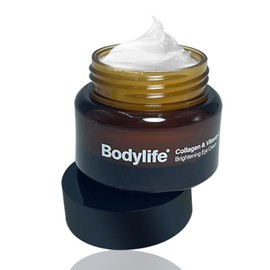 Bodylife Collagen Vitamin C Eye Cream,Age Correcting Eye Cream,Collagen Caffeine Reduce Wrinkles with Vc Peptide for Wrinkles Dark Circles Puffiness Fine Lines-1.06oz