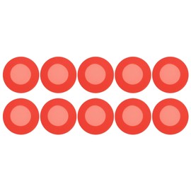 POPETPOP Stethoscope Head Covers, Portable Silicone Stethoscope Head Protector Cover Diaphragm Replacement Stethoscope Head Accessory (Red), 4.5X4.5CM (J0M40R4215COZO3)