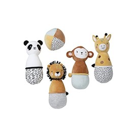 VERTBAUDET Tanzania Fabric Skittles Set, Multi-Colour, TU