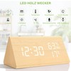 Alarm Clock, Digital Alarm Clock, Wood, Wood Effect Alarm Clock,