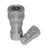 Kubota 7J612-66323 K2581-66220 Replacement Hydraulic Quick Coupler Set, 1/4” NPT