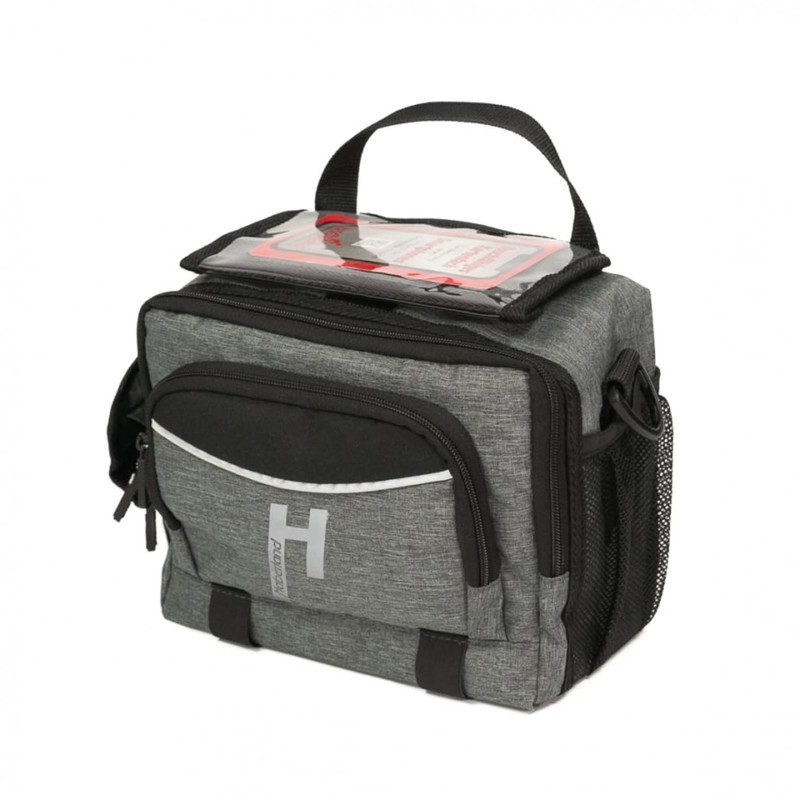 Haberland Bottle Bicycle Handlebar Bag Grey