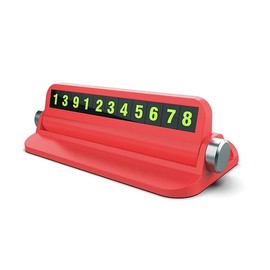 Parking number plate, car phone contact notice board, car new car gift, non-slip holder / 주차 번호판 자동차 전화 연락처 알림판 차량용 새차선물 논슬립 홀더