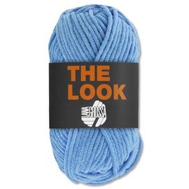 Frida's Wollhaus Lana Grossa 100 g The Look Chenille Wool Yarn Knitting Crochet Velvety 18 Colours (18| Light Blue)