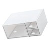 Large Desk Organizer Drawers Multipurpose Clear Stationery Cosmetic Storage Bins
