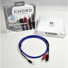 Chord Chameleon 3.5mm Mini Jack to 2 x RCA Analogue Audio Interconnect. Exclusive to Soundcraft Hi-Fi (1.0m)