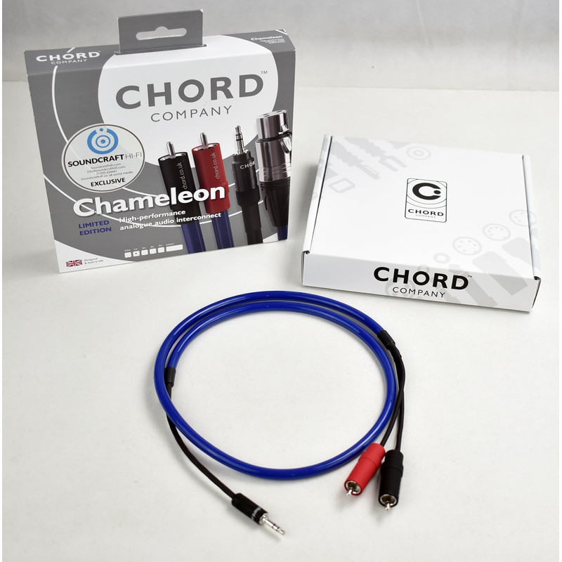 Chord Chameleon 3.5mm Mini Jack to 2 x RCA Analogue