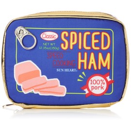 Marushin 0135034100 Yap Spice Ham Can Yup Funny Present Cosmetic Pouch H 4.5 x W 6.3 x D 2.2 inches (11.5 x 16 x 5.5 cm)