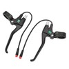 1 Pair Brake Lever Waterproof 2 Pin Electric Scooter Handlebar