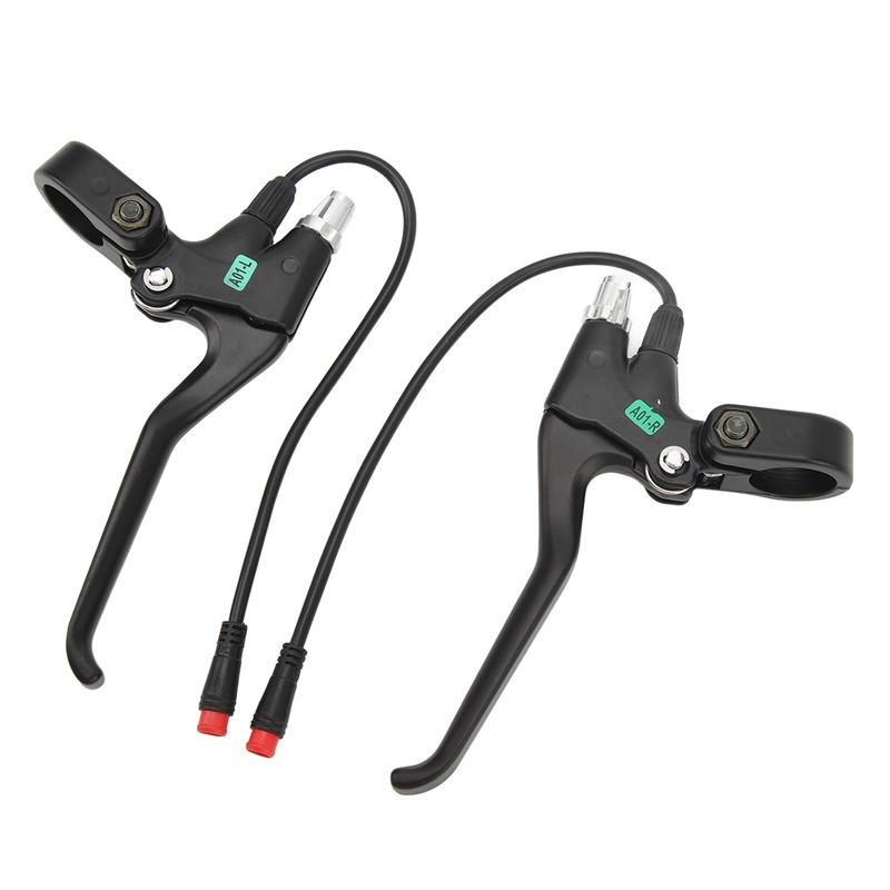 1 Pair Brake Lever Waterproof 2 Pin Electric Scooter Handlebar