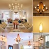 ANWIO B11 LED Filament Bulb E12 Candelabra Base 60W Equivalent,