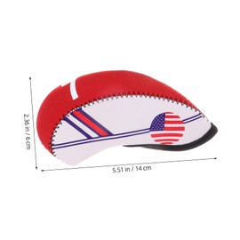 Abaodam 10Pcs Neoprene Golf Club Head Covers Stylish Protection for Golf Irons Easy to Use Portable Accessories for Men Women for Preserving Club Heads and Enhancing Golf