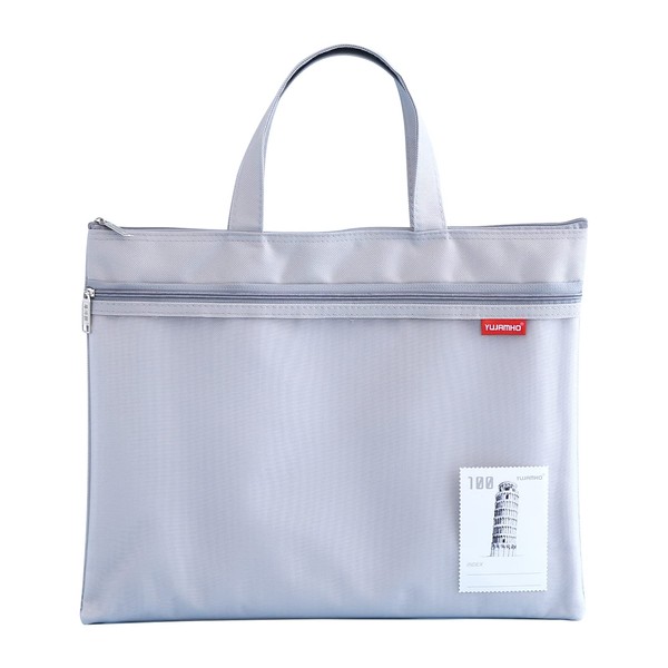 Pendancy Mesh Zipper Pouch 11x13.7 in, Large Double Pocket Waterproof