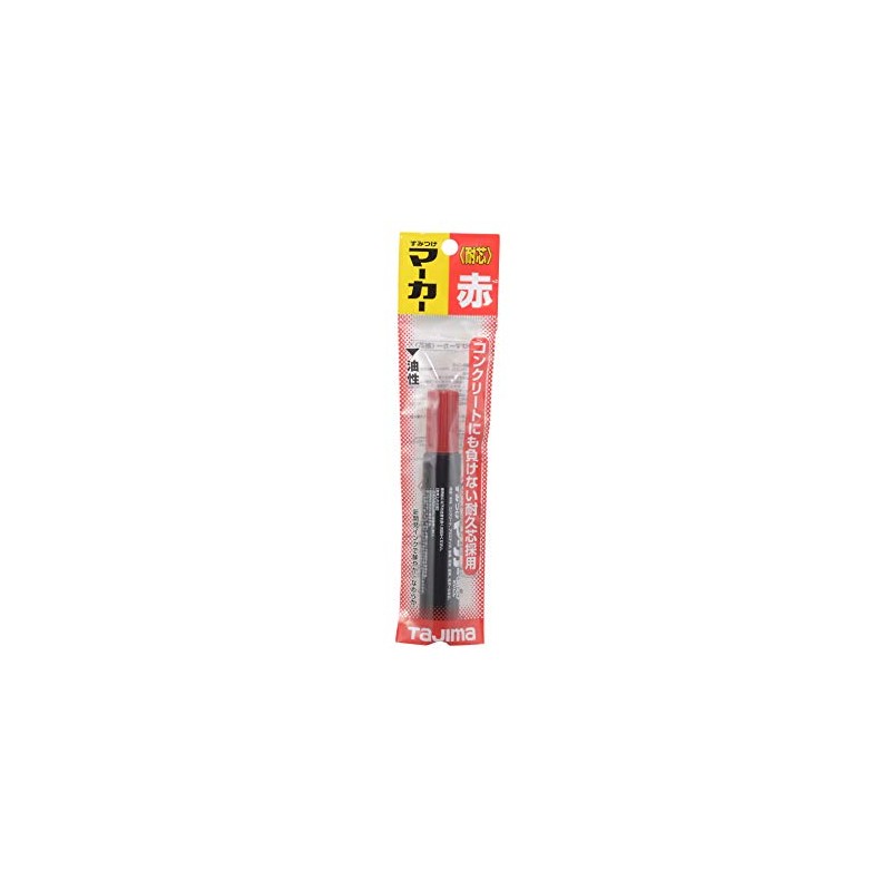 Tajima Sumitsuke Marker (Core Resistant 0.2 inches (6.0 mm) Red