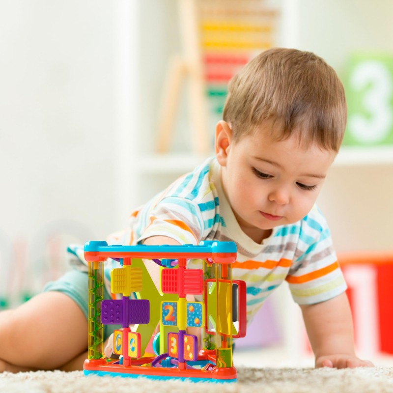 Lollipop Interactive Toddler Activity Triangle - Montessori Toys for Toddlers
