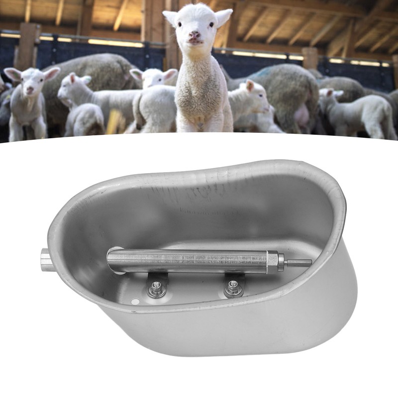 Automatic Drinking Water Bowl Stainless Steel Livestock Water Feeder Trough