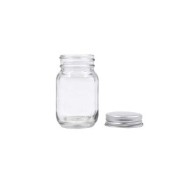 U Pack U Pack 2oz Mason Jar with Silver Lid for Honey Jam Spice Pack of 24 Sets