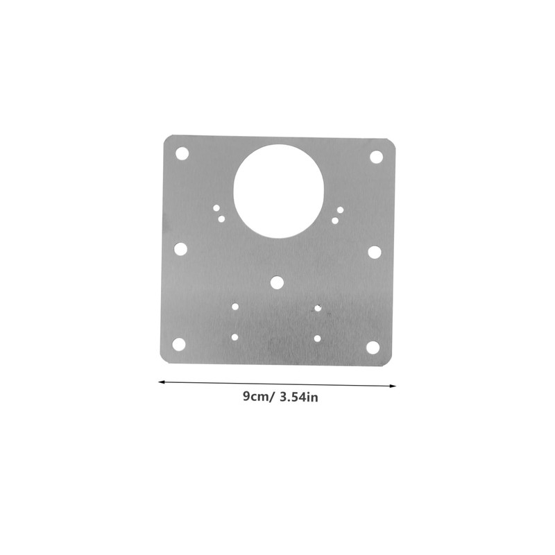 Sosoport 8pcs Cabinet Hinge Repair Plates Door Filler Plate Kit