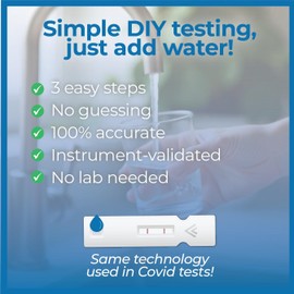 Lead in Drinking Water Test Kit by Detekt – Made in USA – Fast 5-Minute Results – Professional-Grade Accuracy – Consistent Quality & Expert Support – Easy