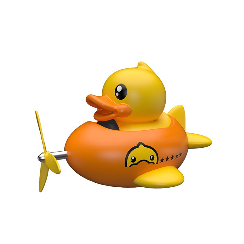 Duck Toy Car Ornaments Yellow Duck Car Dashboard Decorations Aircraft